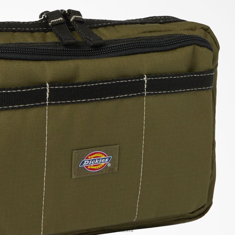 Dickies sukupuolineutraali ashville crossbody laukku sotilaallinen vihreä (ml) Lisätarvikkeet Z844X2760