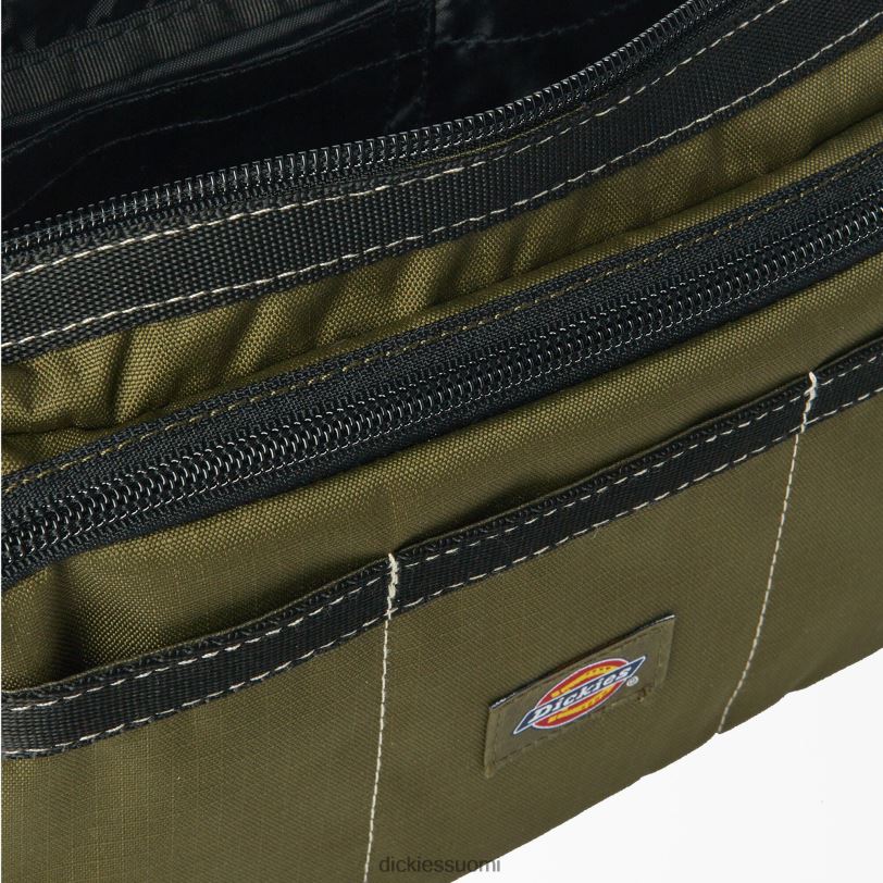 Dickies sukupuolineutraali ashville crossbody laukku sotilaallinen vihreä (ml) Lisätarvikkeet Z844X2760