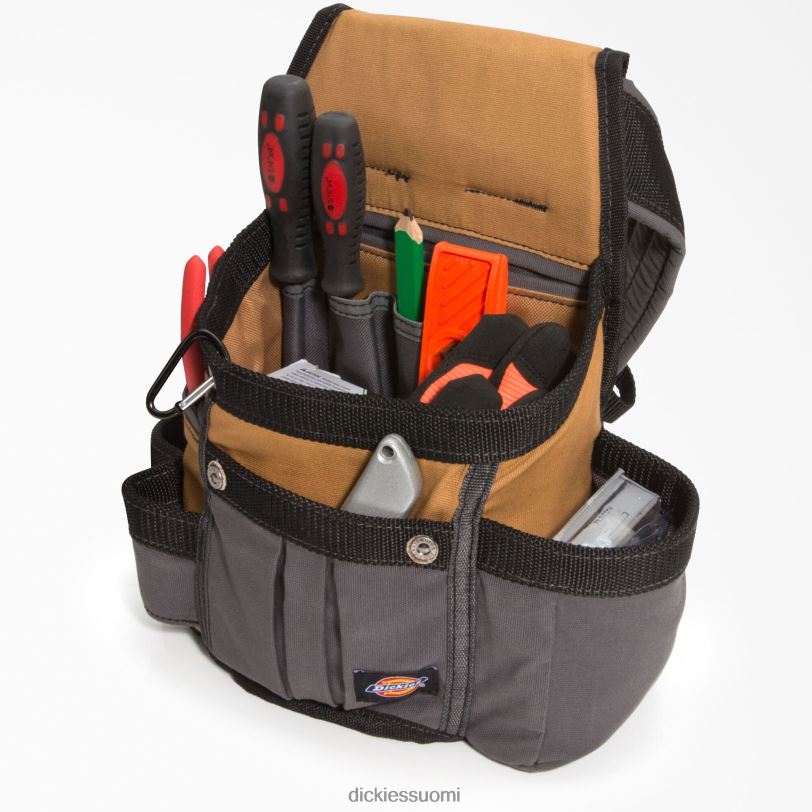 Dickies sukupuolineutraali 8-taskuinen käyttötasku ja pehmustettu vyösarja ruskea ankka (bd) Lisätarvikkeet Z844X2955