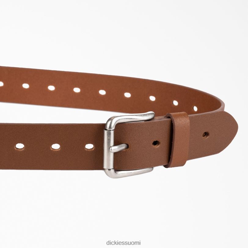 Dickies naiset rei'itetty nahkavyö tumma rusketus (dt) Lisätarvikkeet Z844X2840