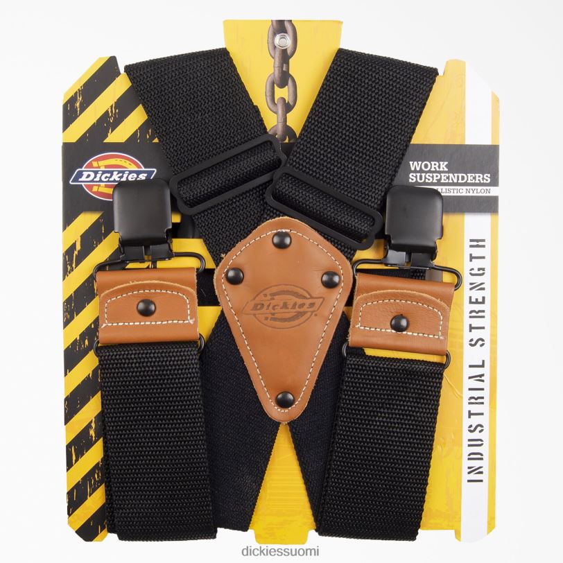 Dickies sukupuolineutraali 2 tuuman leveät työhousut musta (bk) Lisätarvikkeet Z844X2973