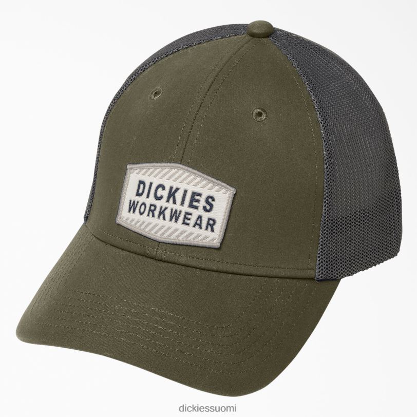 Dickies sukupuolineutraali jäähdyttävä työvaatekorkki sotilaallinen vihreä (ml) Lisätarvikkeet Z844X1691