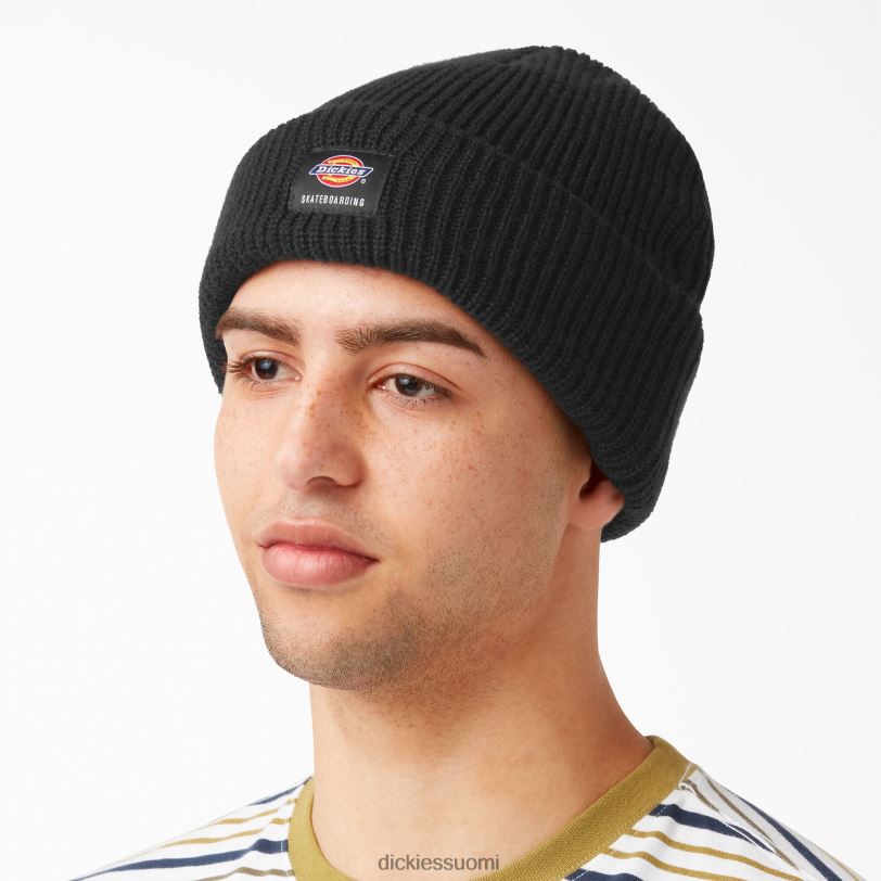 Dickies sukupuolineutraali rullalautaileva pipo musta (bk) Lisätarvikkeet Z844X2822