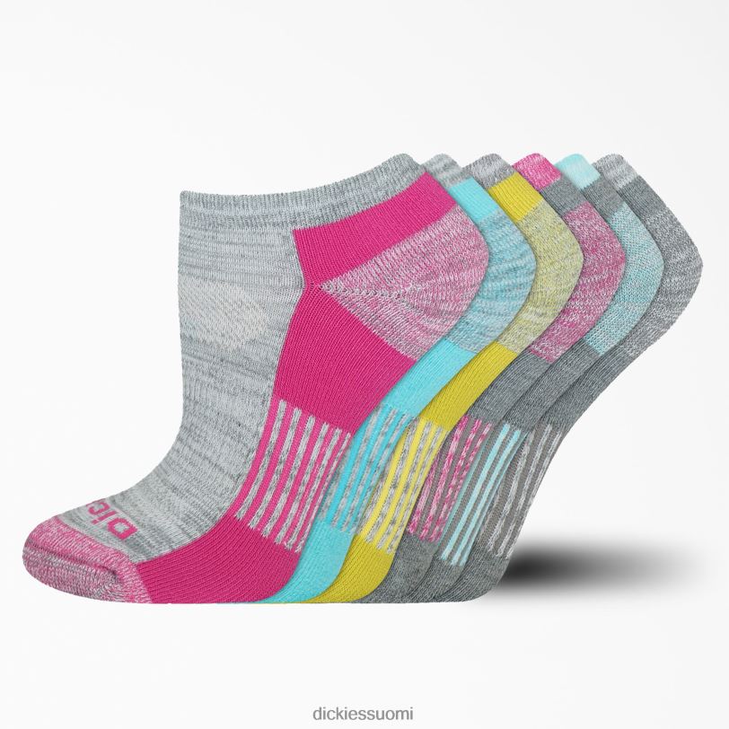 Dickies naiset kosteuskontrolli vapaakäynti no show -sukat 6 kpl hiilenharmaa (ch) Lisätarvikkeet Z844X2982