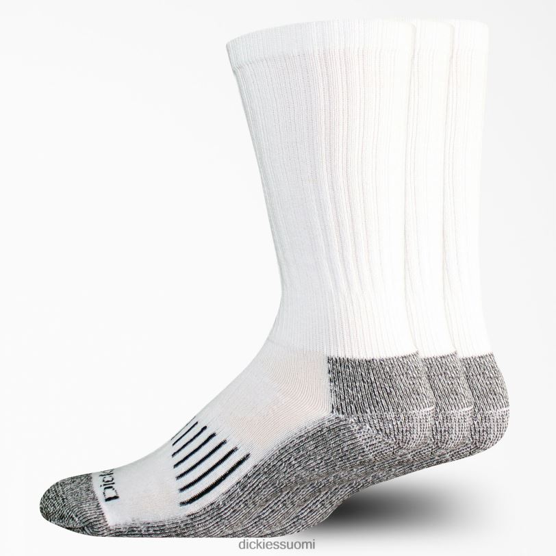 Dickies sukupuolineutraali raskaansarjan miehistön sukat 3 kpl valkoinen (wh) Lisätarvikkeet Z844X2963