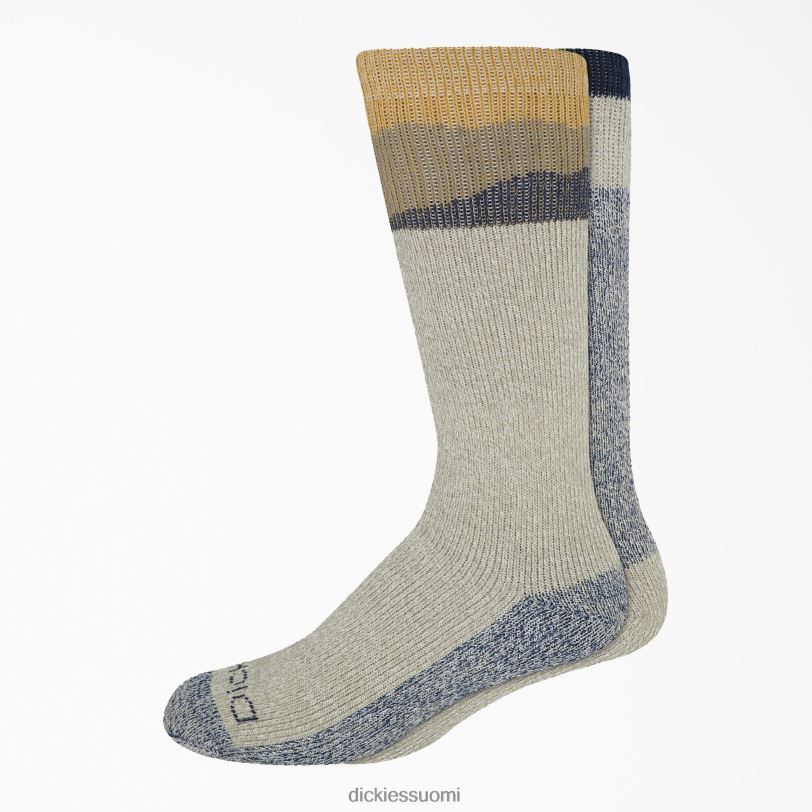 Dickies sukupuolineutraali raskaat hiilikuituiset crew-sukat 2 kpl vaalea khaki (tk) Lisätarvikkeet Z844X3019