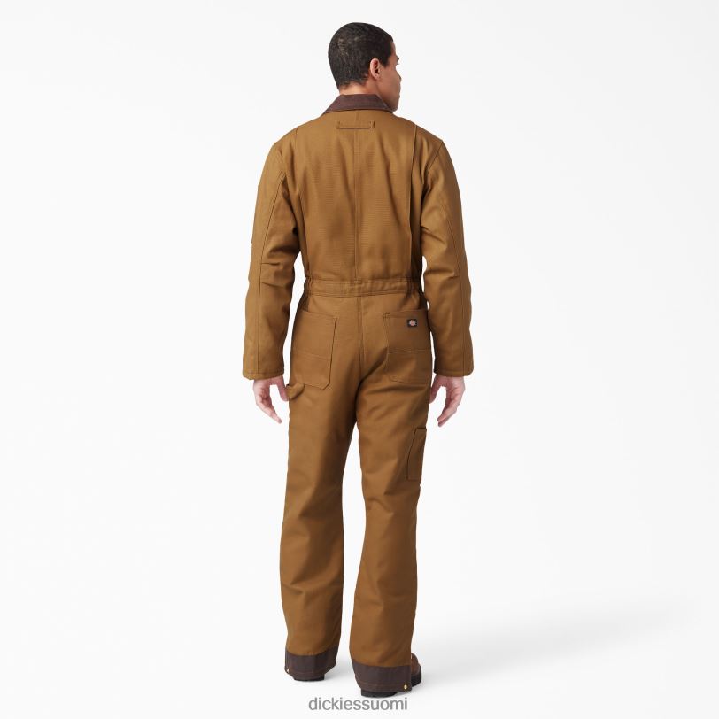 Dickies miehet ankka eristetyt haalarit ruskea ankka (bd) työvaatteet Z844X1348