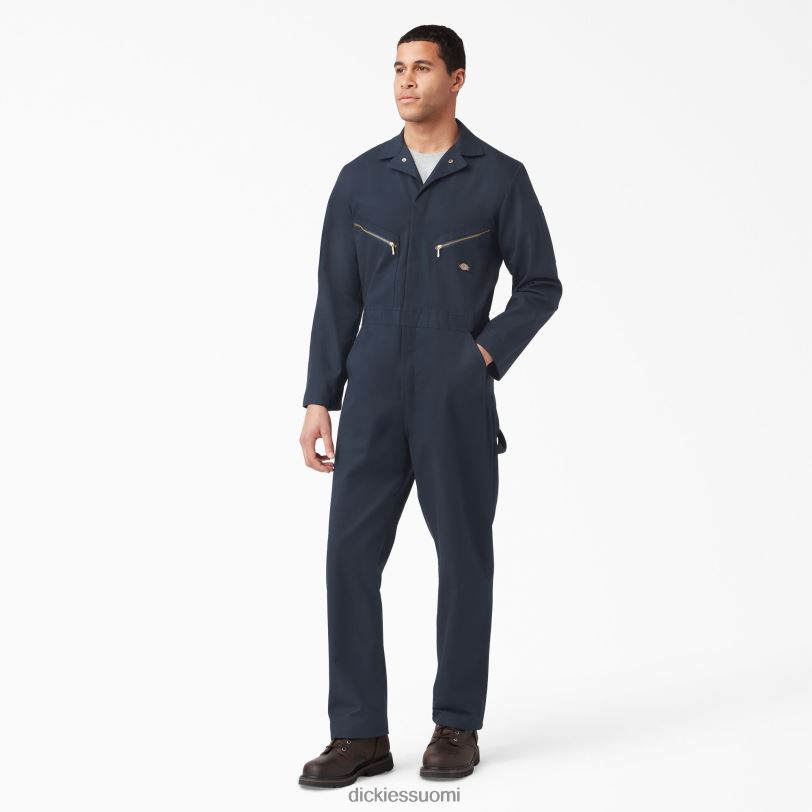 Dickies miehet deluxe sekoitettu pitkähihainen haalari tumma laivasto (dn) työvaatteet Z844X1235