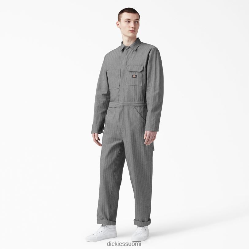 Dickies miehet fisher raidalliset haalarit kalastajaraita (fs) työvaatteet Z844X1304