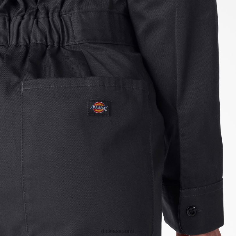 Dickies naiset pitkähihaiset haalarit musta (bk) työvaatteet Z844X1930