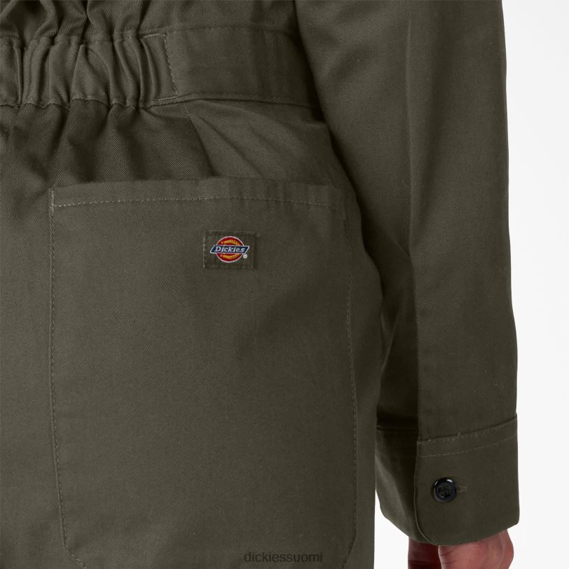 Dickies naiset pitkähihaiset haalarit sammaleenvihreä (ms) työvaatteet Z844X1932