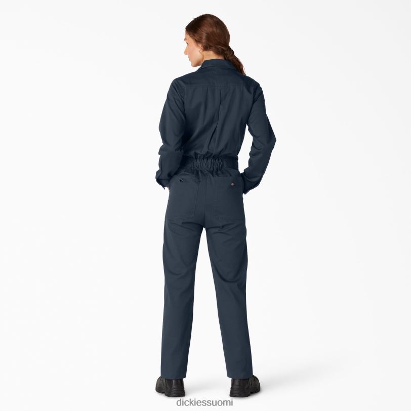 Dickies naiset pitkähihaiset haalarit tumma laivasto (dn) työvaatteet Z844X1931