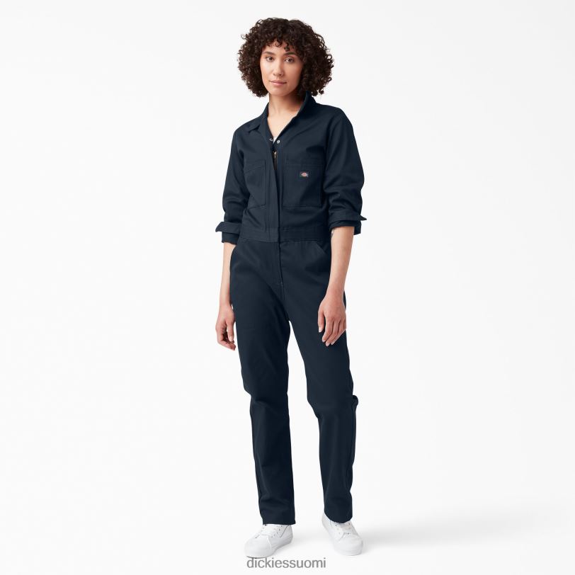 Dickies naiset pitkähihaiset haalarit tumma laivasto (dn) työvaatteet Z844X1931