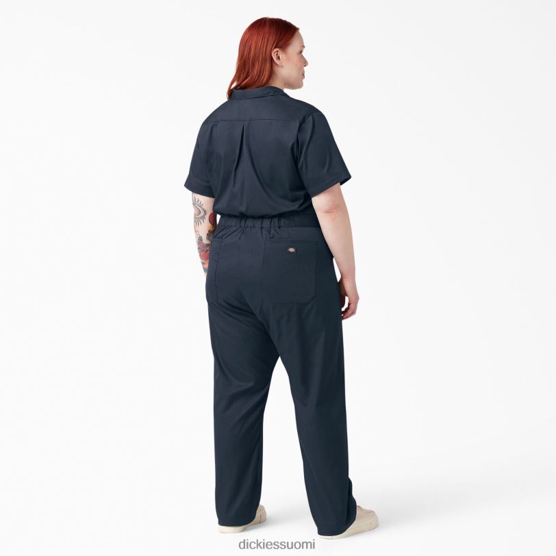Dickies naiset plus joustavat jäähdyttävät lyhythihaiset haalarit tumma laivasto (dn) työvaatteet Z844X1551