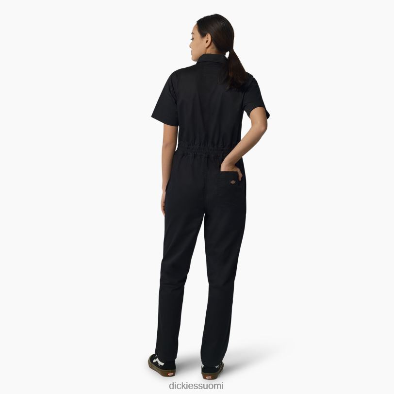 Dickies naiset vale haalarit musta (bkx) työvaatteet Z844X1938