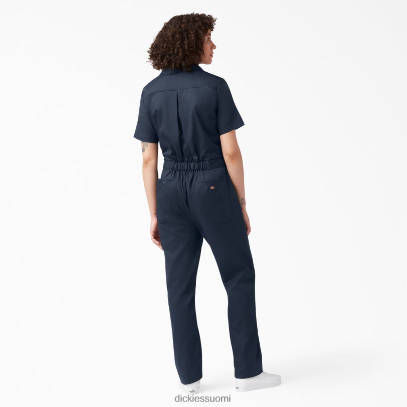 Dickies naiset viilentävät lyhythihaiset haalarit tumma laivasto (dn) työvaatteet Z844X1545