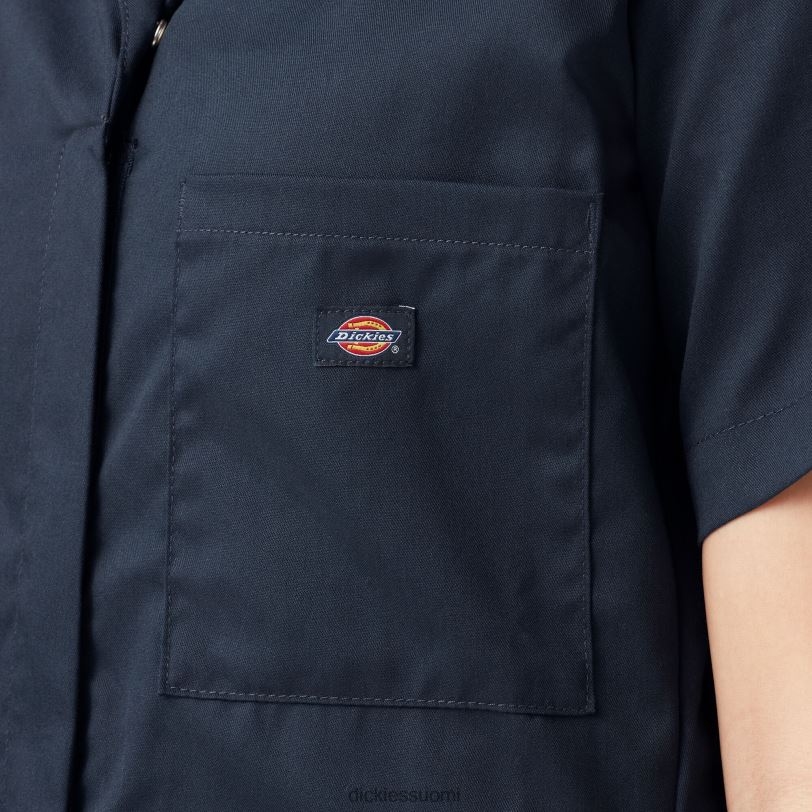 Dickies naiset viilentävät lyhythihaiset haalarit tumma laivasto (dn) työvaatteet Z844X1545