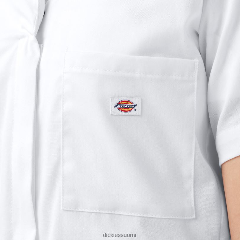 Dickies naiset viilentävät lyhythihaiset haalarit valkoinen (wh) työvaatteet Z844X1548