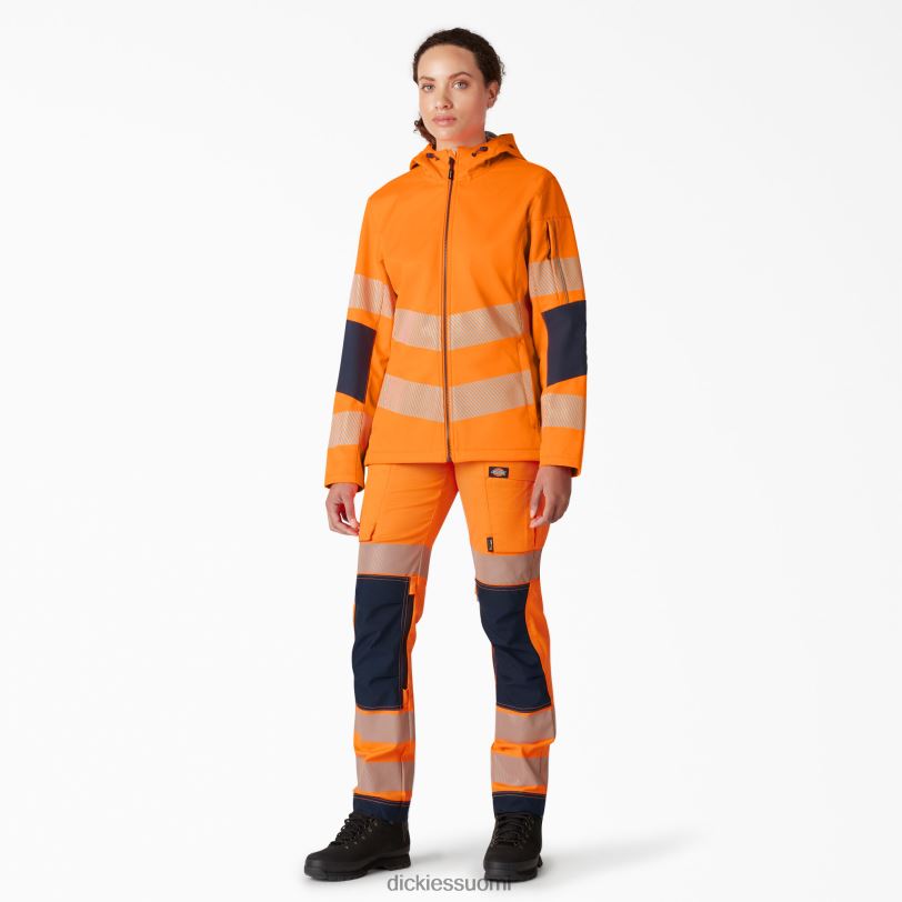 Dickies naiset hi vis performance softshell-takki oranssi (tai) työvaatteet Z844X2353
