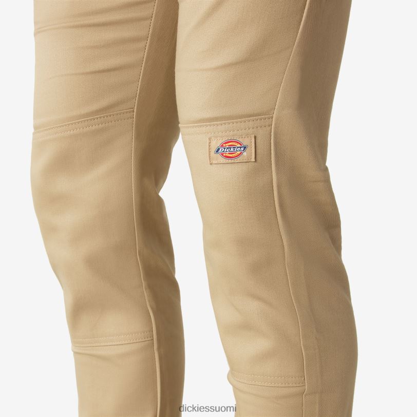 Dickies miehet Skinny fit kaksinkertaiset työhousut aavikon hiekka (ds) työvaatteet Z844X44