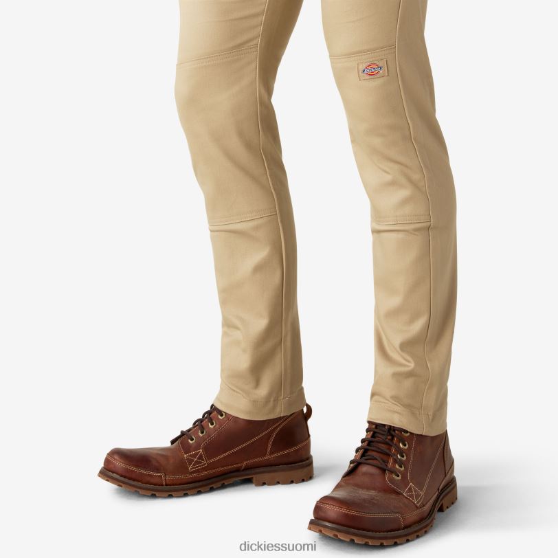 Dickies miehet Skinny fit kaksinkertaiset työhousut aavikon hiekka (ds) työvaatteet Z844X44