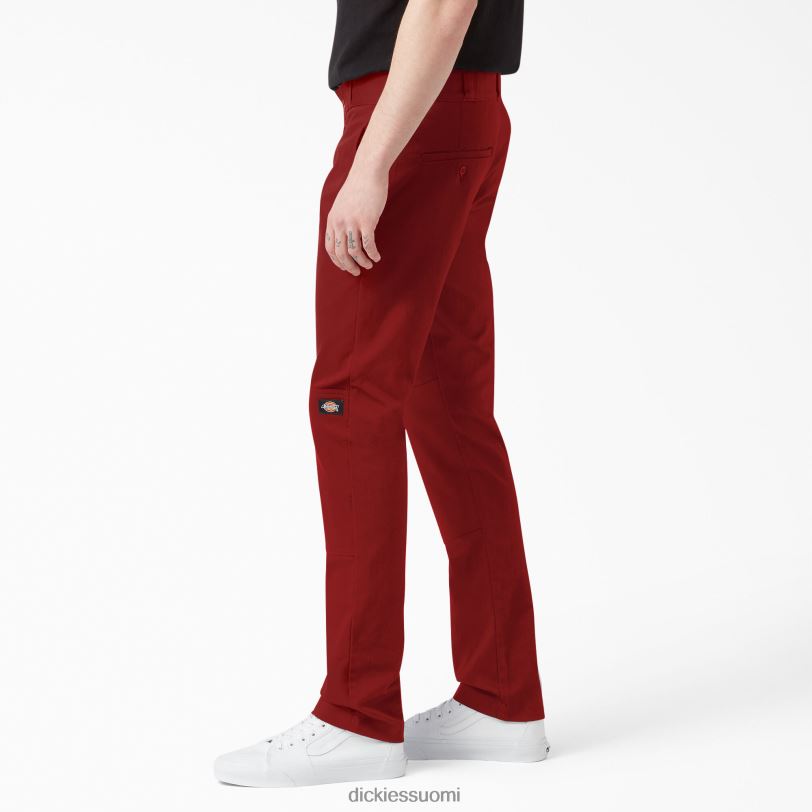 Dickies miehet Skinny fit kaksinkertaiset työhousut englannin punainen (er) työvaatteet Z844X45