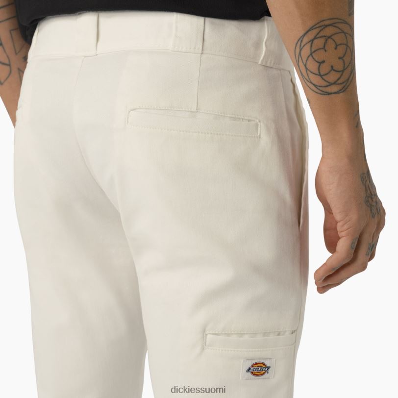 Dickies miehet Skinny fit kaksinkertaiset työhousut valkoinen (wh) työvaatteet Z844X49