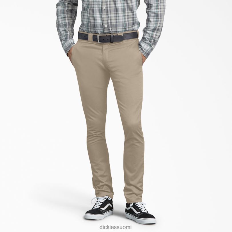 Dickies miehet ohuet työhousut aavikon hiekka (ds) työvaatteet Z844X150