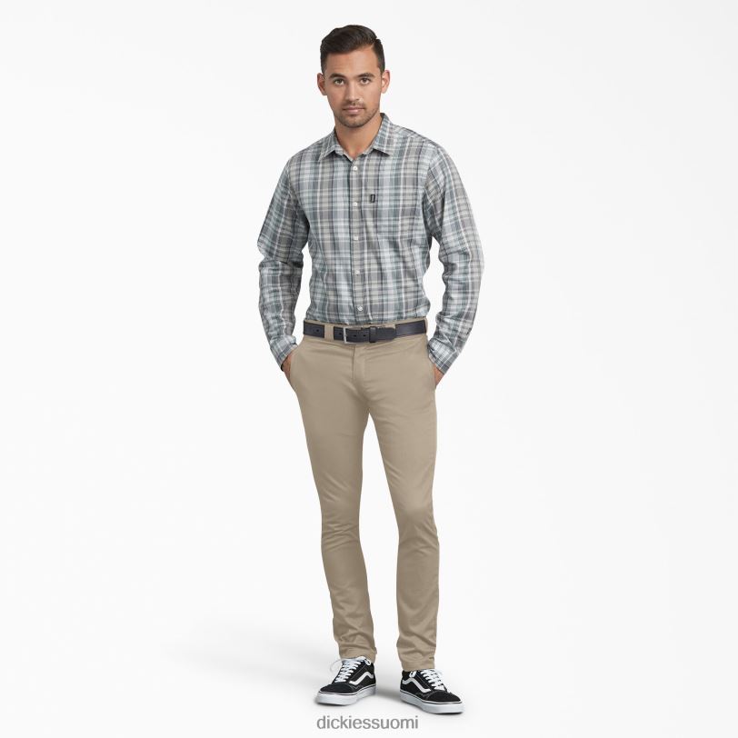 Dickies miehet ohuet työhousut aavikon hiekka (ds) työvaatteet Z844X150