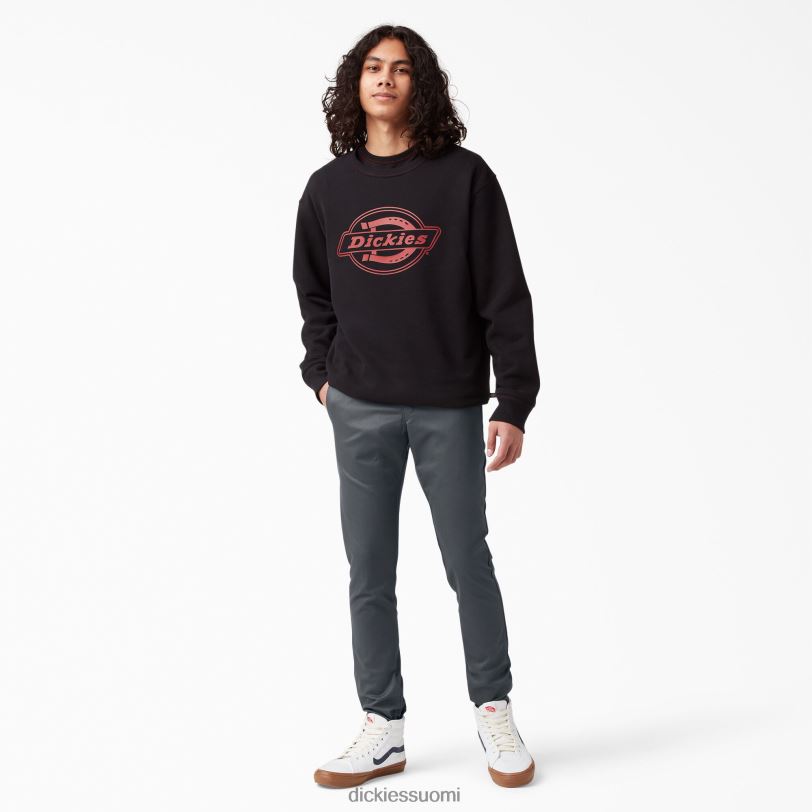 Dickies miehet ohuet työhousut hiilenharmaa (ch) työvaatteet Z844X148