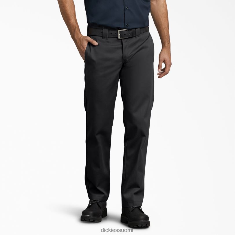 Dickies miehet ohuet työhousut musta (bk) työvaatteet Z844X113