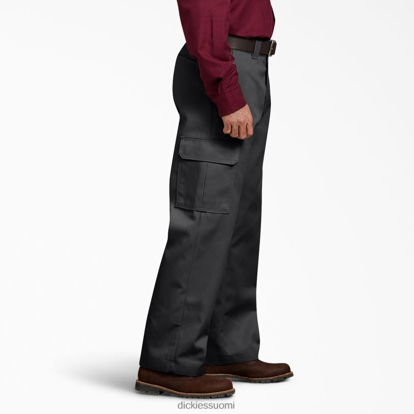 Dickies miehet rento istuvuus cargo-työhousut musta (bk) työvaatteet Z844X126