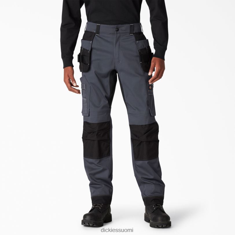 Dickies miehet suorituskykyiset työvaatteet universaalit kotelohousut harmaa musta (ueb) työvaatteet Z844X237