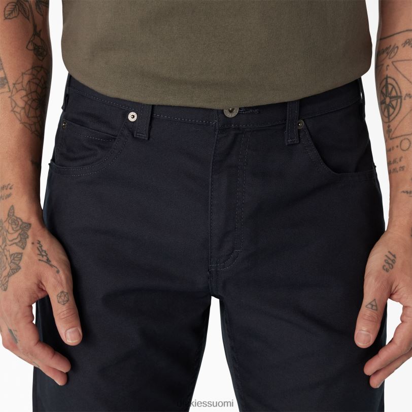 Dickies miehet tavalliset ankkahousut kivipesty tumma laivasto (sdn) työvaatteet Z844X137