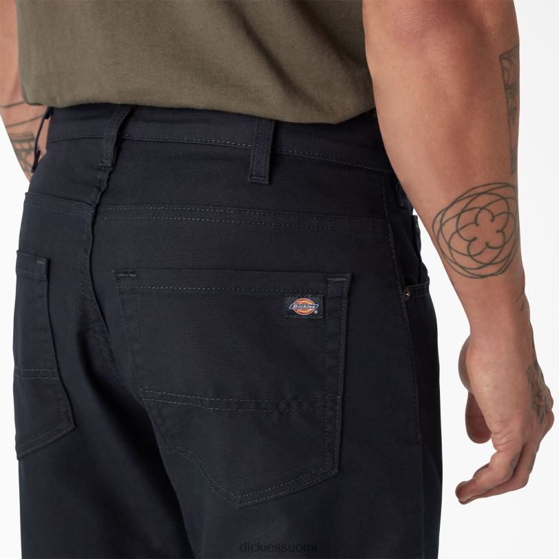 Dickies miehet tavalliset ankkahousut kivipesty tumma laivasto (sdn) työvaatteet Z844X137
