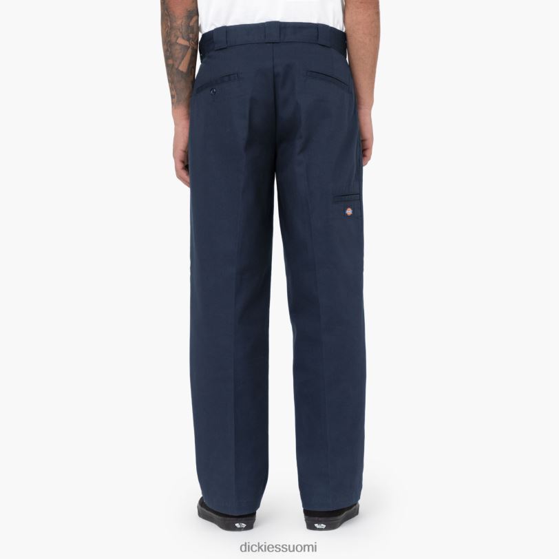 Dickies miehet väljät kaksinkertaiset työhousut tumma laivasto (dn) työvaatteet Z844X29