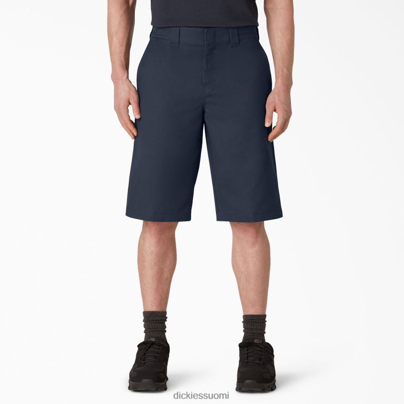 Dickies miehet jäähdyttävät aktiivivyötäröiset tasaiset shortsit 13" tumma laivasto (dn) työvaatteet Z844X400