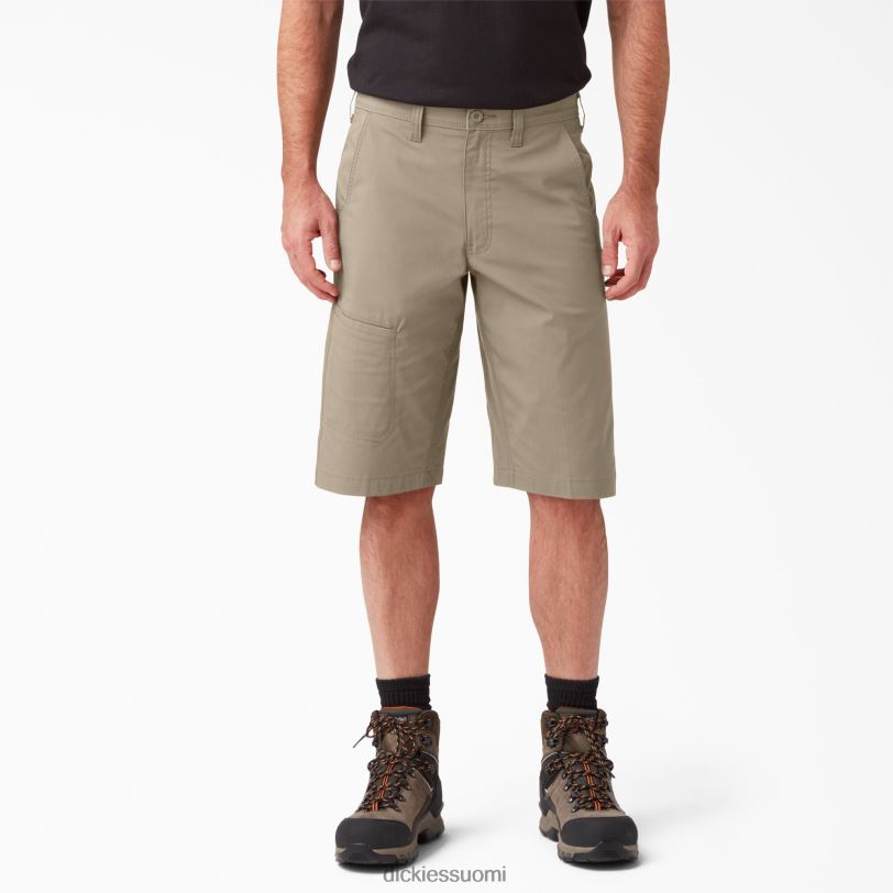 Dickies miehet jäähdyttävät hybridishortsit 13" aavikon hiekka (ds) työvaatteet Z844X408