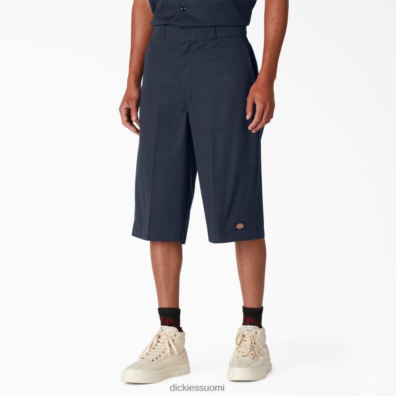 Dickies miehet väljät monikäyttöiset taskutyöshortsit 15" tumma laivasto (dn) työvaatteet Z844X358