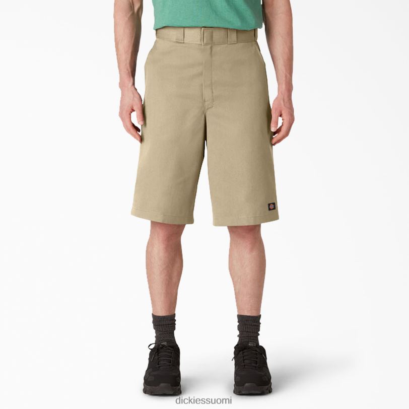 Dickies miehet väljät työshortsit edessä 13" khaki (kh) työvaatteet Z844X345