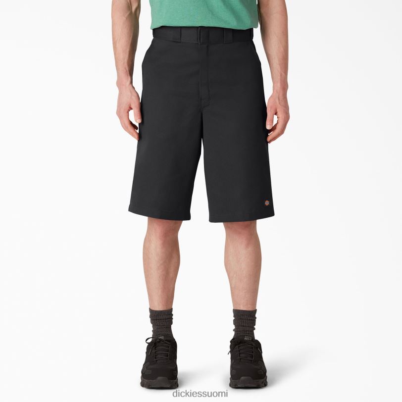 Dickies miehet väljät työshortsit edessä 13" musta (bk) työvaatteet Z844X341