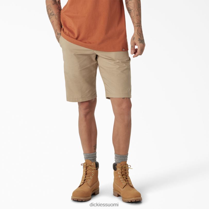 Dickies miehet viilentävät aktiivinen vyötäröshortsit 11" aavikon hiekka (ds) työvaatteet Z844X395
