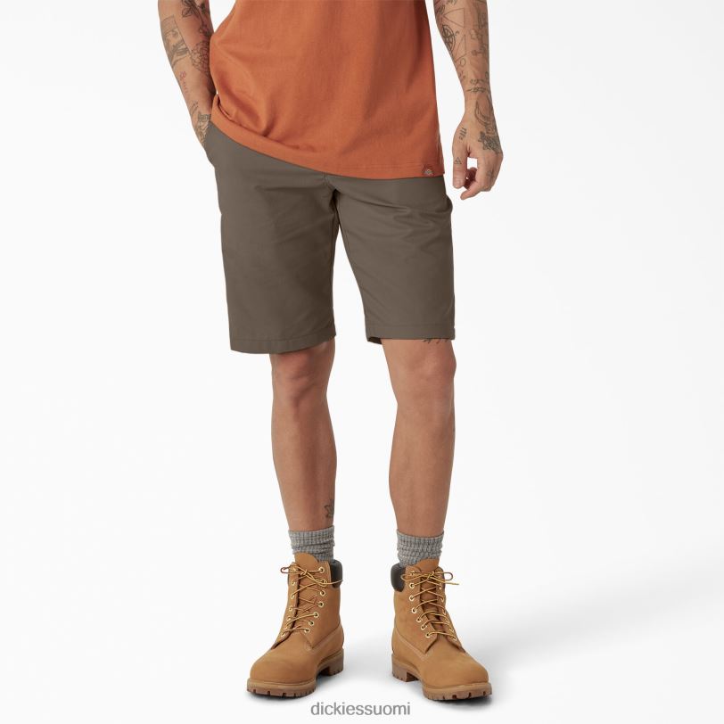 Dickies miehet viilentävät aktiivinen vyötäröshortsit 11" sieni (mr1) työvaatteet Z844X396