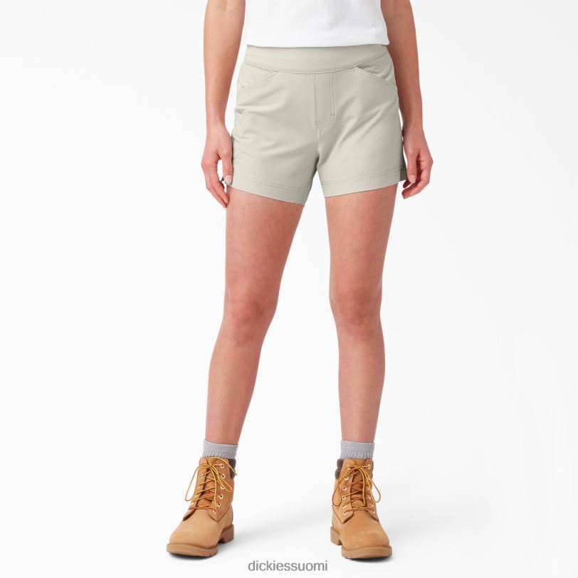 Dickies naiset jäähdyttävät shortsit 5" kivi (st) työvaatteet Z844X1598