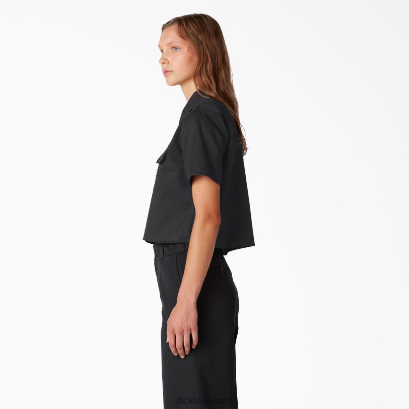 Dickies naiset leikattu työpaita musta (bk) työvaatteet Z844X2004