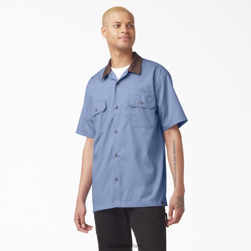 Dickies miehet vincent alvarez lohkokaulus työpaita Gulf Blue (gb) työvaatteet Z844X757