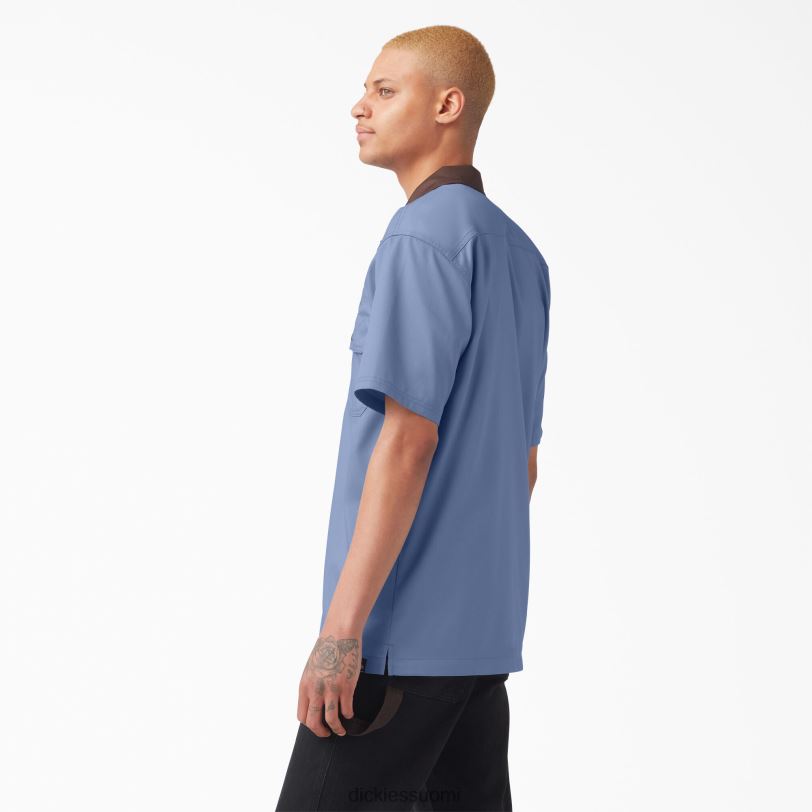 Dickies miehet vincent alvarez lohkokaulus työpaita Gulf Blue (gb) työvaatteet Z844X757