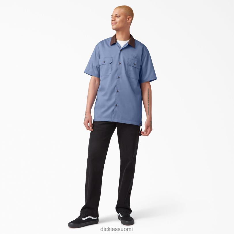 Dickies miehet vincent alvarez lohkokaulus työpaita Gulf Blue (gb) työvaatteet Z844X757