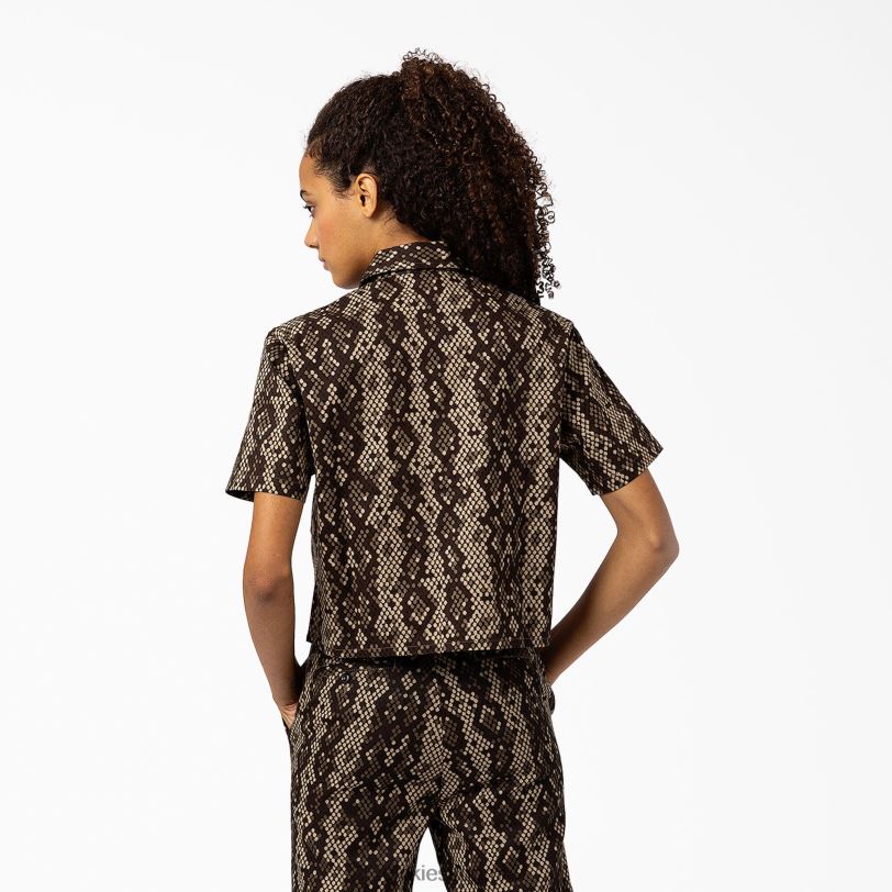 Dickies naiset camden-työpaita musta (bk) työvaatteet Z844X2104