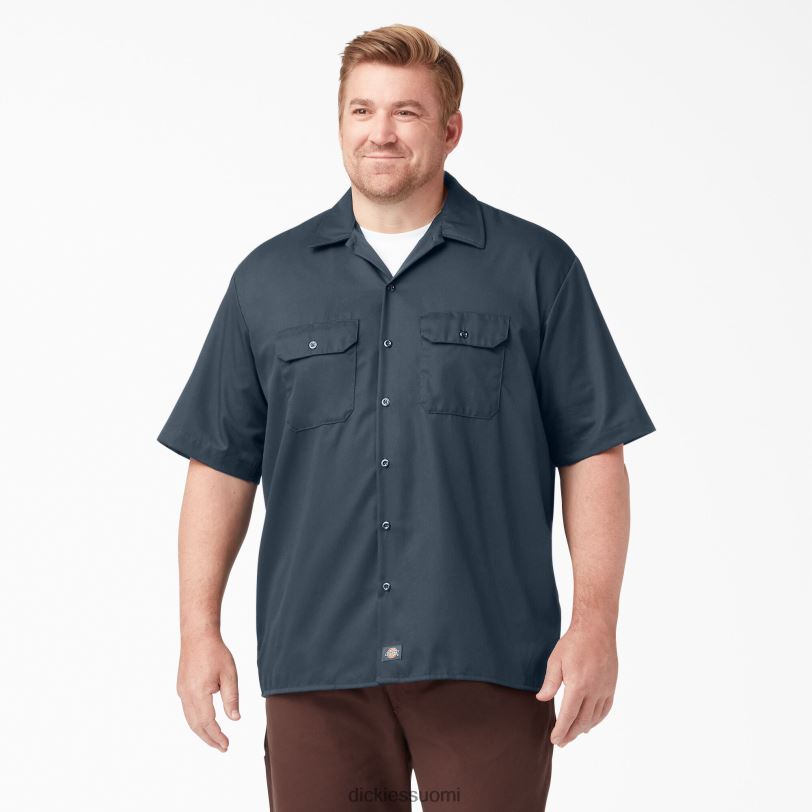 Dickies miehet lyhythihainen työpaita ilmavoimien sininen (af) työvaatteet Z844X485